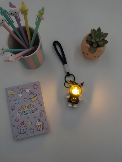 Kuromi Light Keychains | Car Danglers