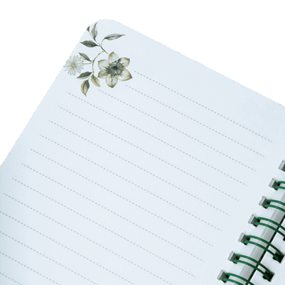 Nightingale Floral Notebook (C) – A6+