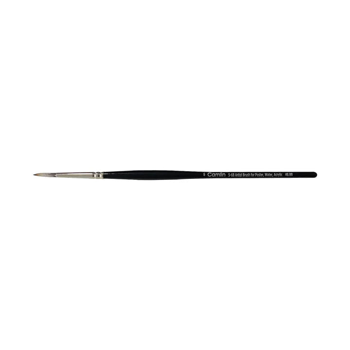 Camel Artist Brush Series 68 Round - Soft Hair - Ergonomic Handle
