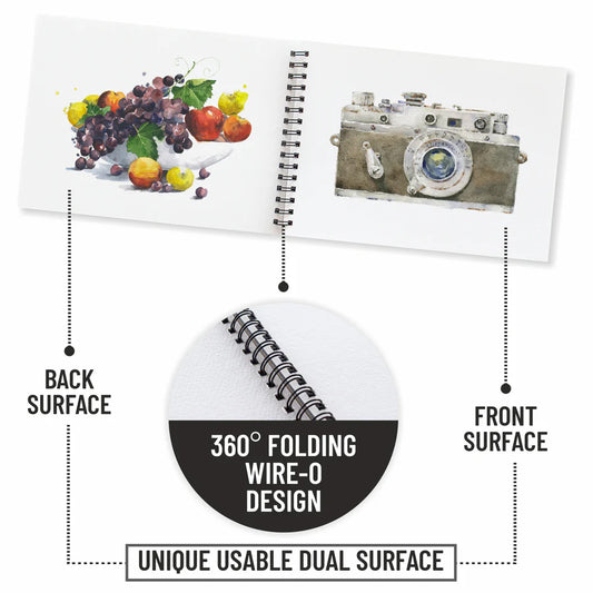 Anupam Watercolour Paper Wire o Book