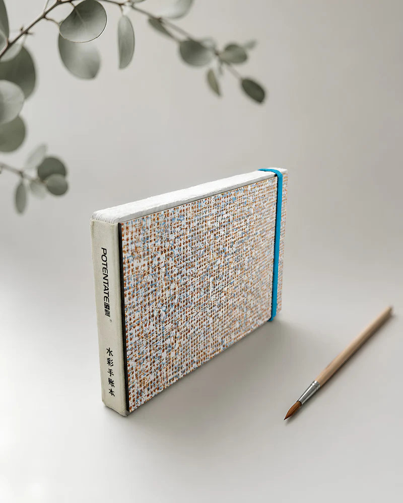 Potentate Deckle Edge Watercolor Hot press Handbook | 19 x 19 cm| 300GSM|Hot press