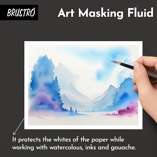 Brustro Professional Art Masking Fluid | 100ml (75ml + 25ml)