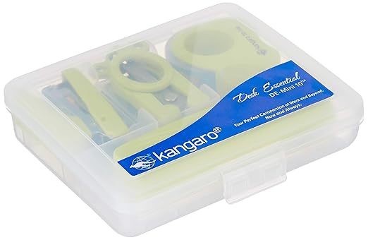 Kangaro Desk Essentials DE-Mini 10 Combo Pack | Stationery Gift Set for Office, Diwali, Weddings, Birthday, Holiday Presents, Celebrations