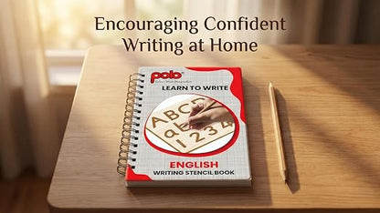 Polo Learn to Write Book English | Handwriting Practice Book for Kids