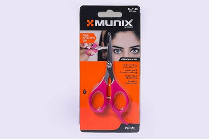 Munix SL-1140 117 mm / 4.6" Facial Hair Cutting & Trimming Scissors |Color May Vary