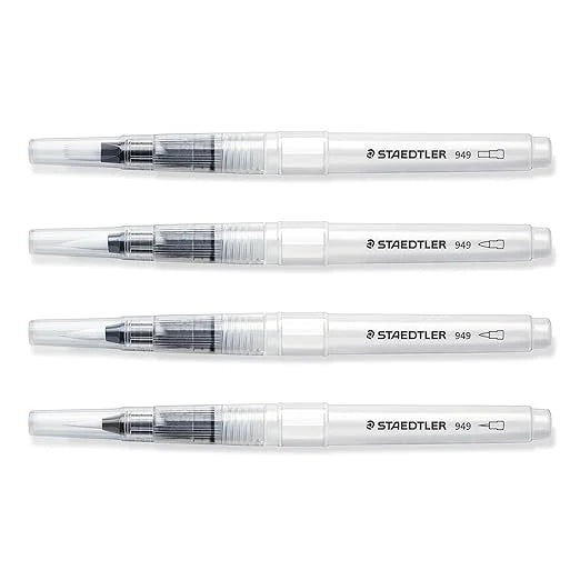 Staedtler Water Brush Pen - Set of 4