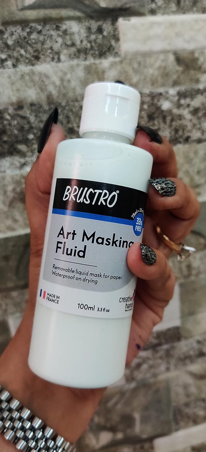 Brustro Professional Art Masking Fluid | 100ml (75ml + 25ml)