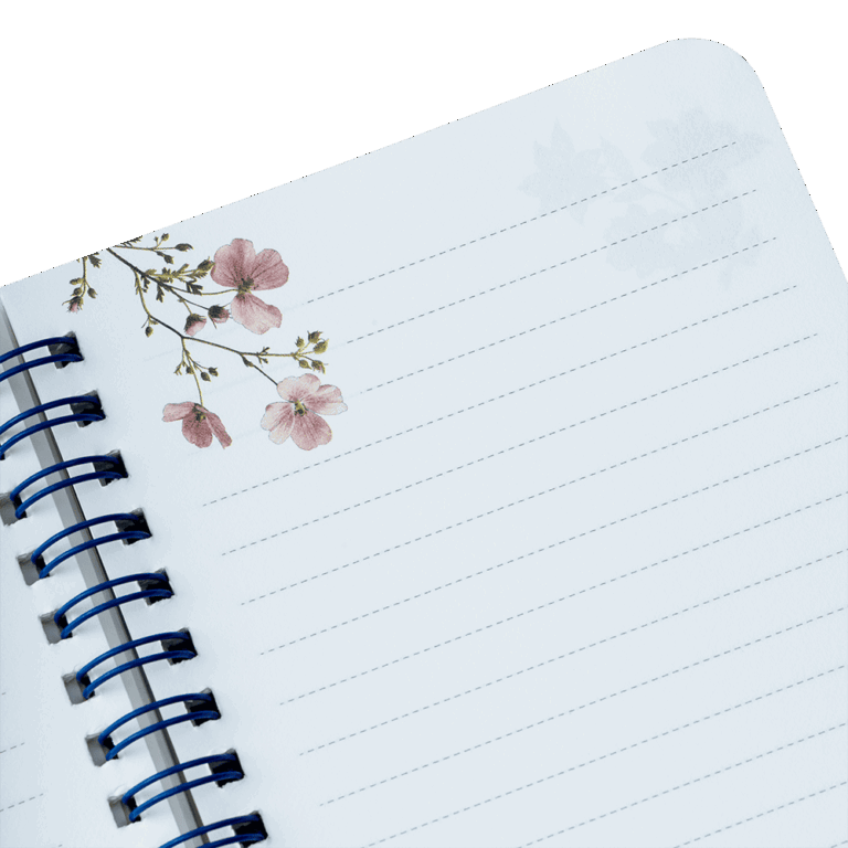 Nightingale Floral Notebook (A) – A6+