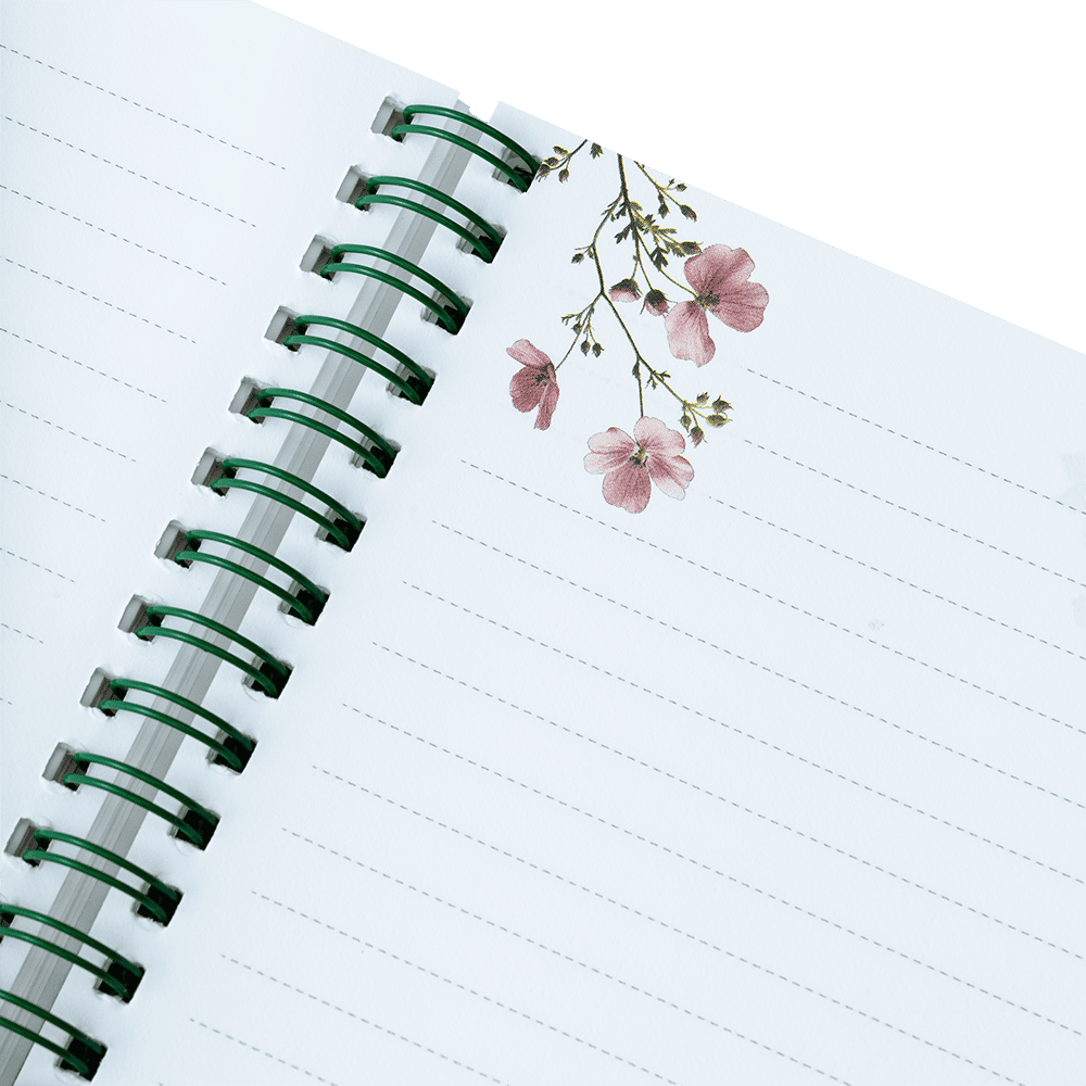 Nightingale Floral Notebook (C) – A6+