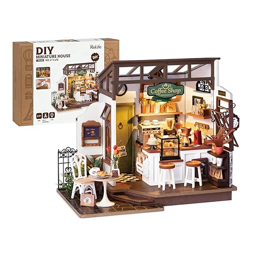 Rolife Coffee Shop Miniature House Kit
