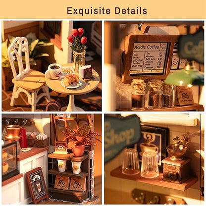 Rolife Coffee Shop Miniature House Kit