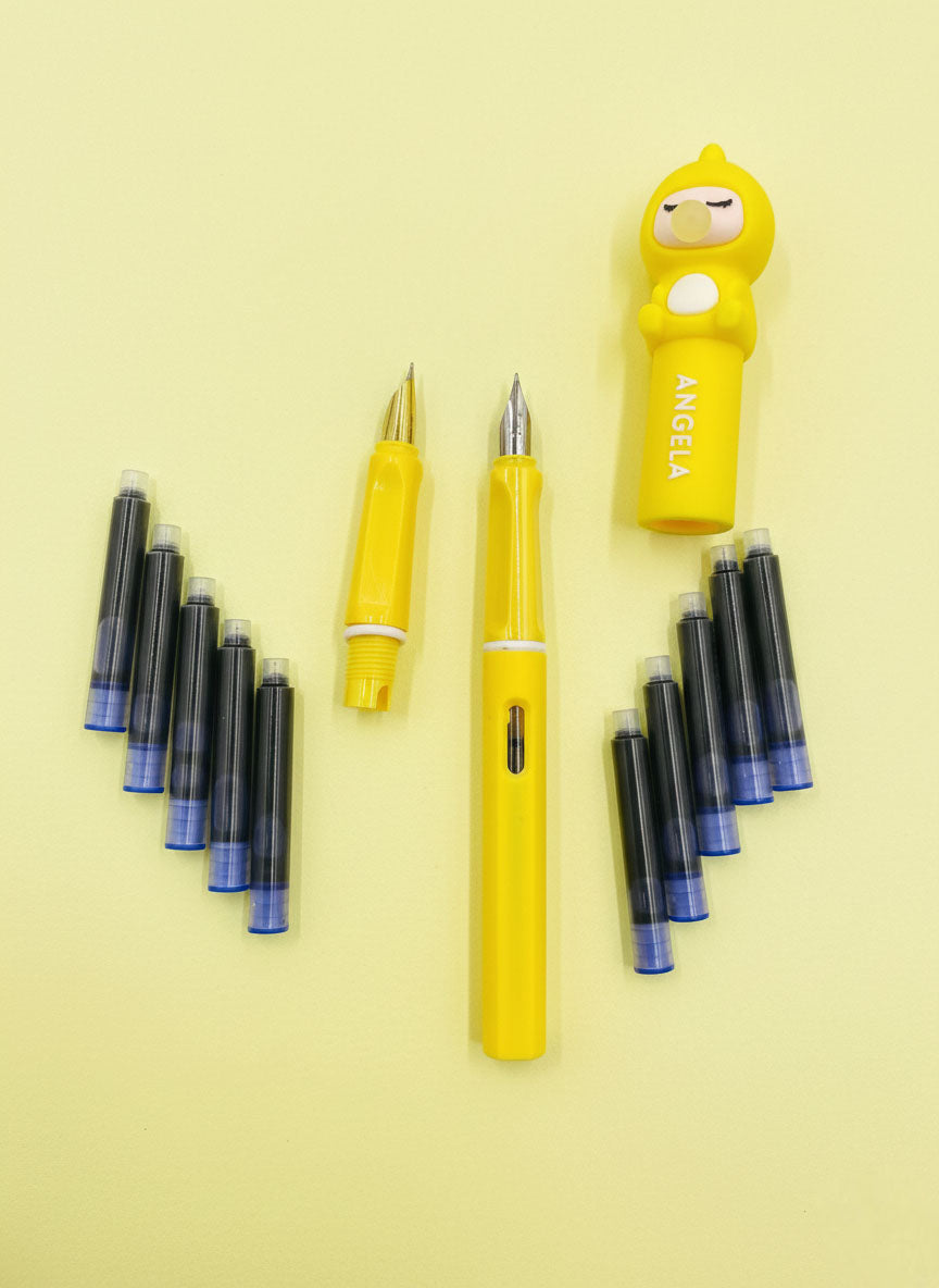 Kawaii Angela Ink Pen Set