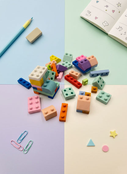 Kawaii Eraser - Puzzle Block
