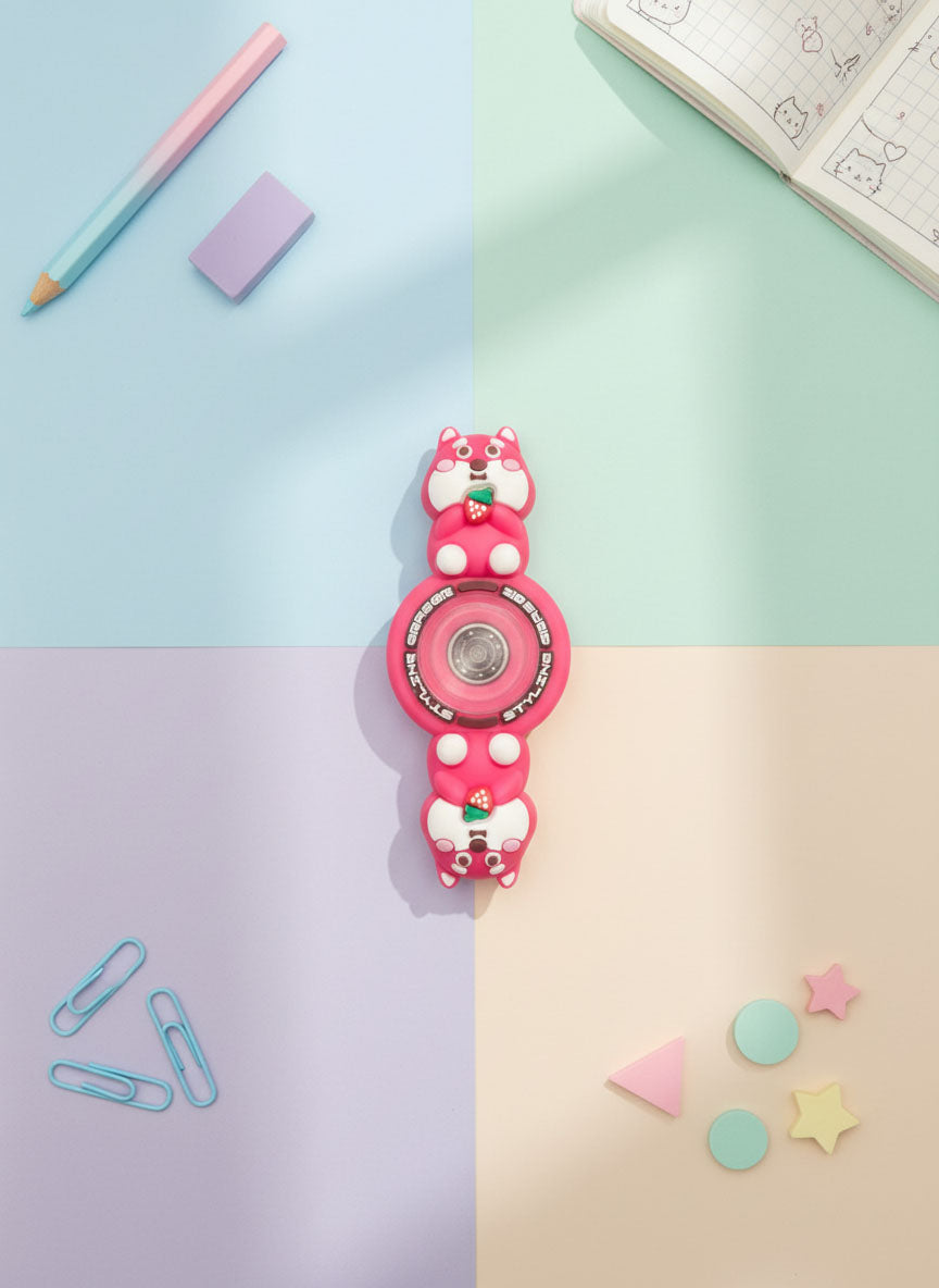 Strawberry Bear Spin Eraser