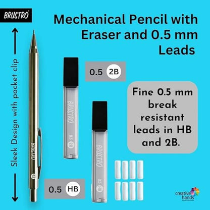 Brustro Mechanical Pencil Set With Eraser