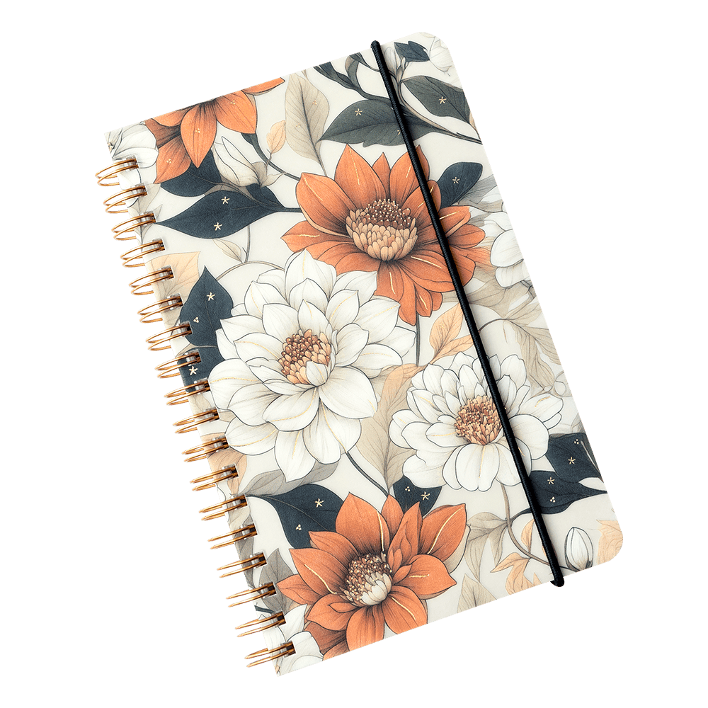Nightingale Floral Notebook (B) – A6+