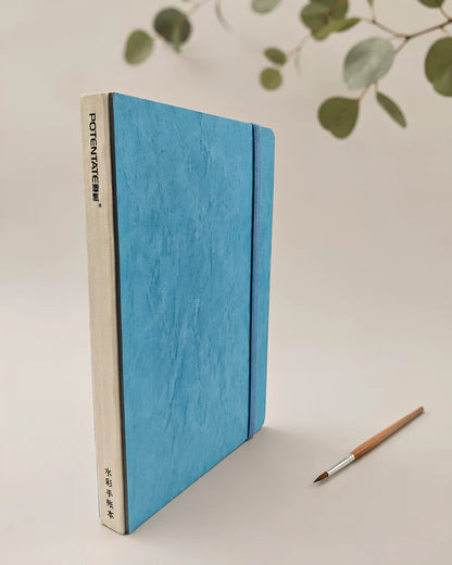 Potentate PU Watercolor Handbook – Blue | 13 x 19 cm | 300GSM | Cold press