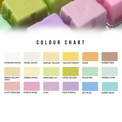 HIMI - Gouache Paint - 30 ml cups x 18 colours - Pastels set