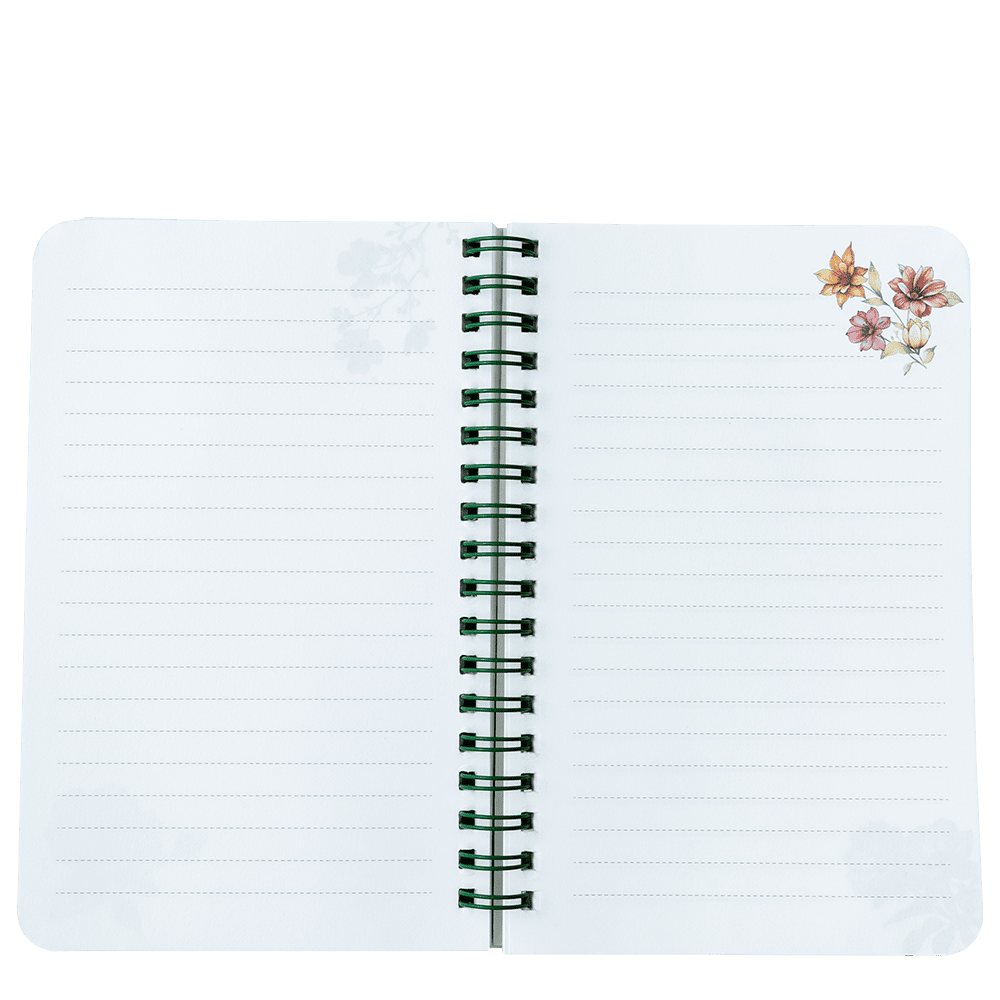 Nightingale Floral Notebook (C) – A6+