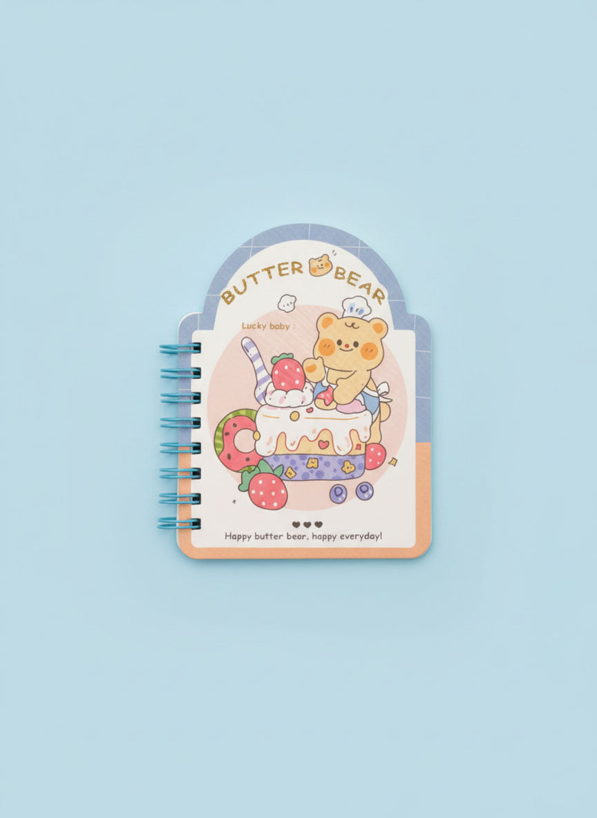 Kawaii Butter Bear Notebook