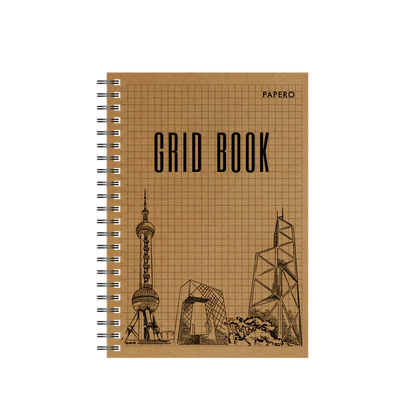 A5 Square Grid Notebook