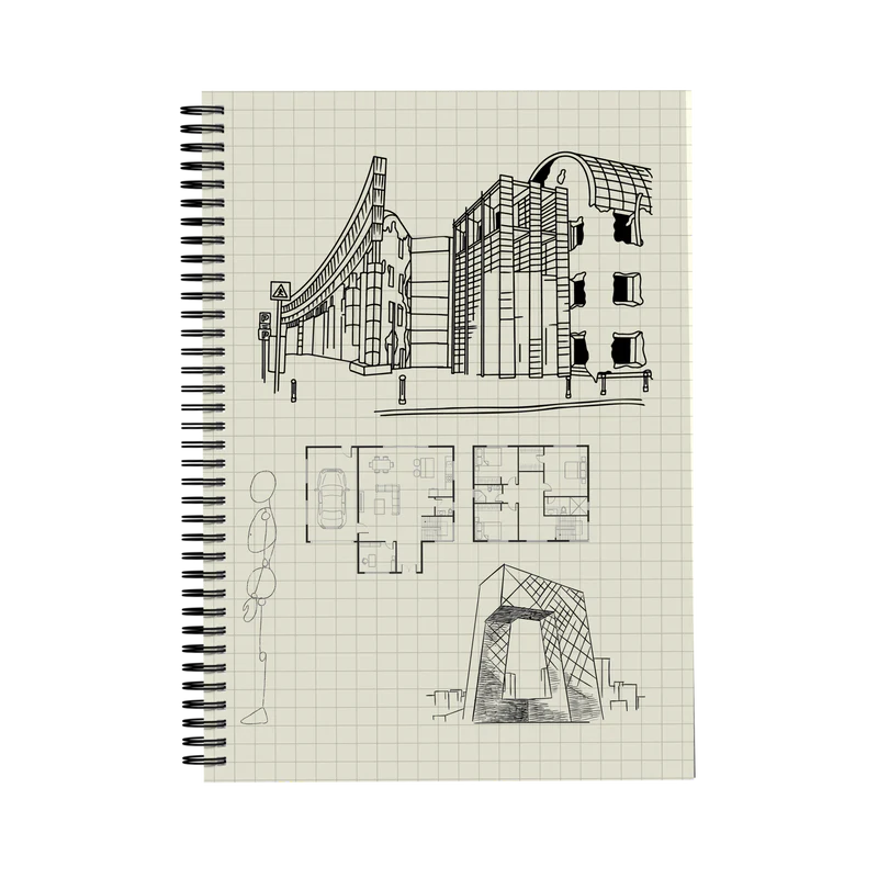 A5 Square Grid Notebook