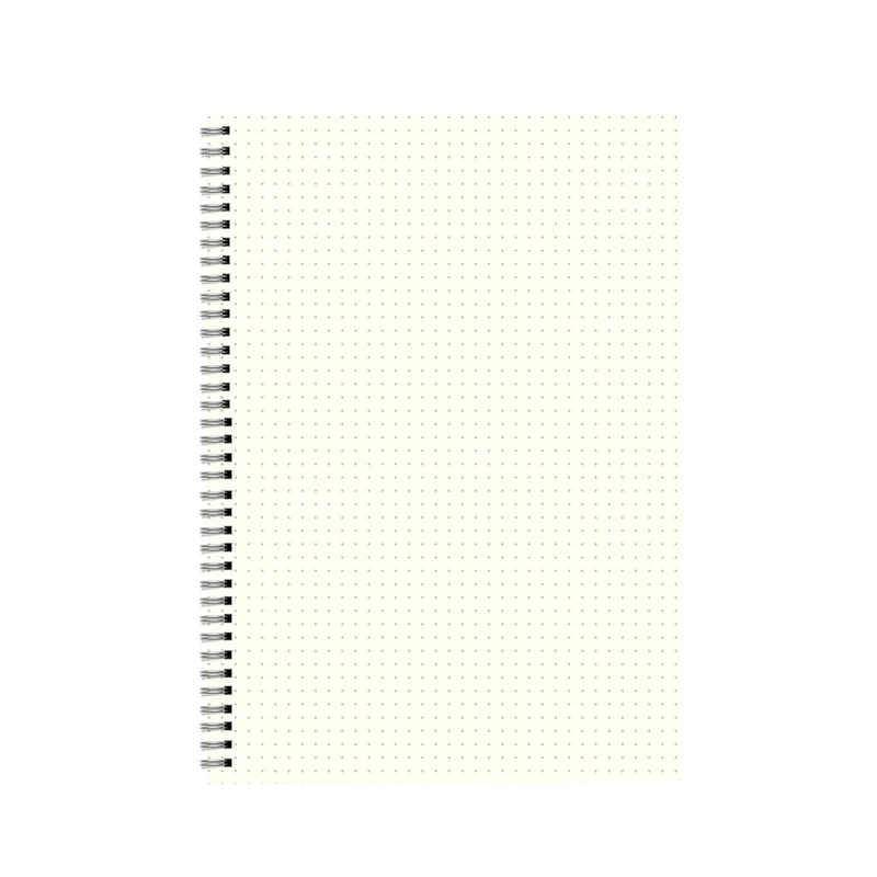 Transparent Dot Grid Notebook A4|A5|A6
