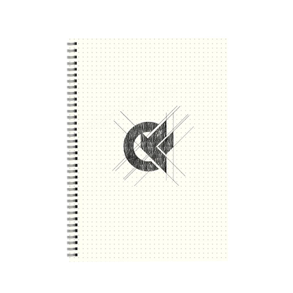 Transparent Dot Grid Notebook A4|A5|A6