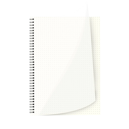 Transparent Dot Grid Notebook A4|A5|A6