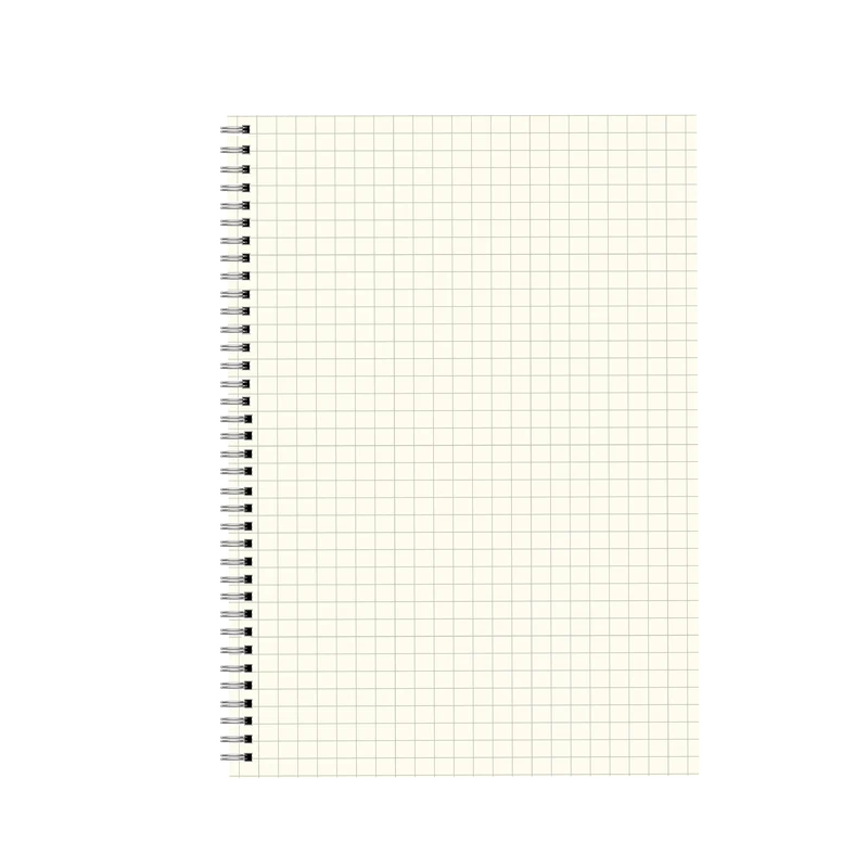 Transparent Square Grid Notebook |A4|A5|A6