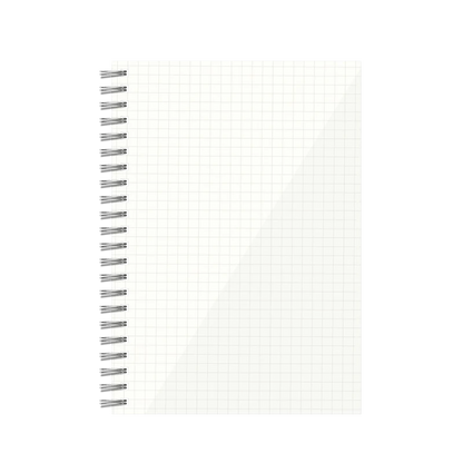Transparent Square Grid Notebook