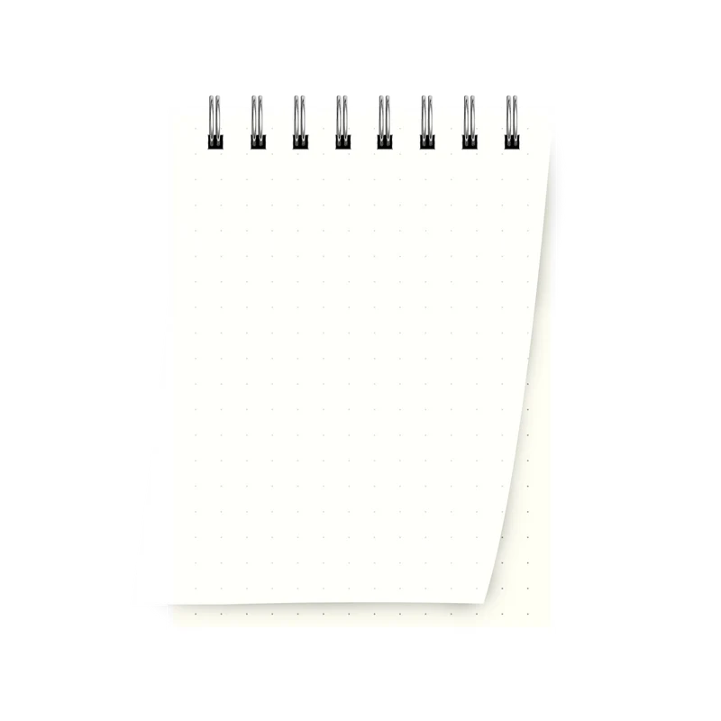 Transparent A7 Dot Grid Notebook