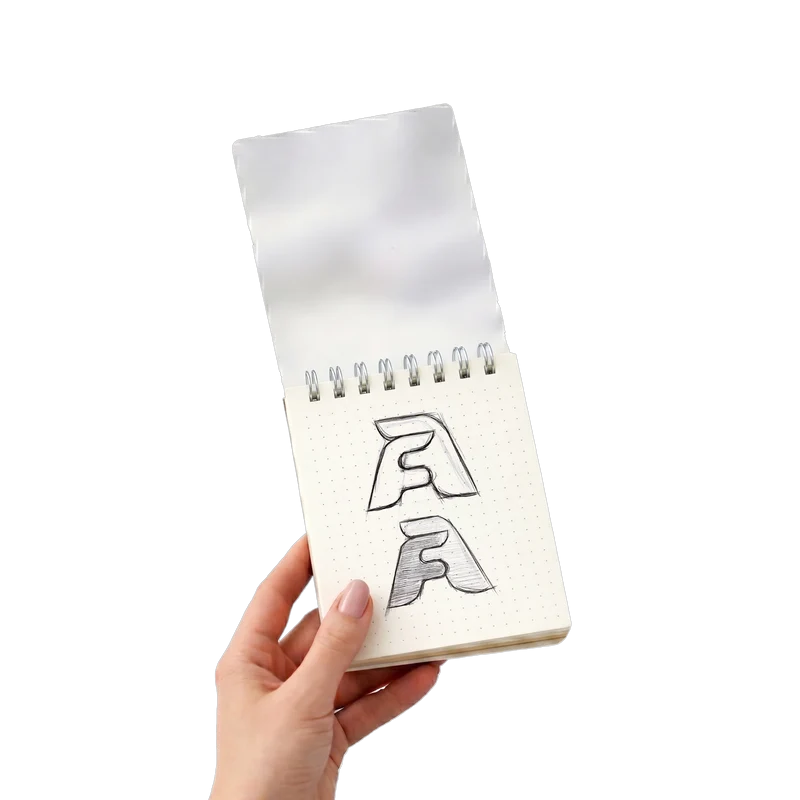 Transparent A7 Dot Grid Notebook