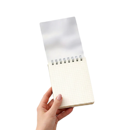 Transparent A7 Square Grid Notebook