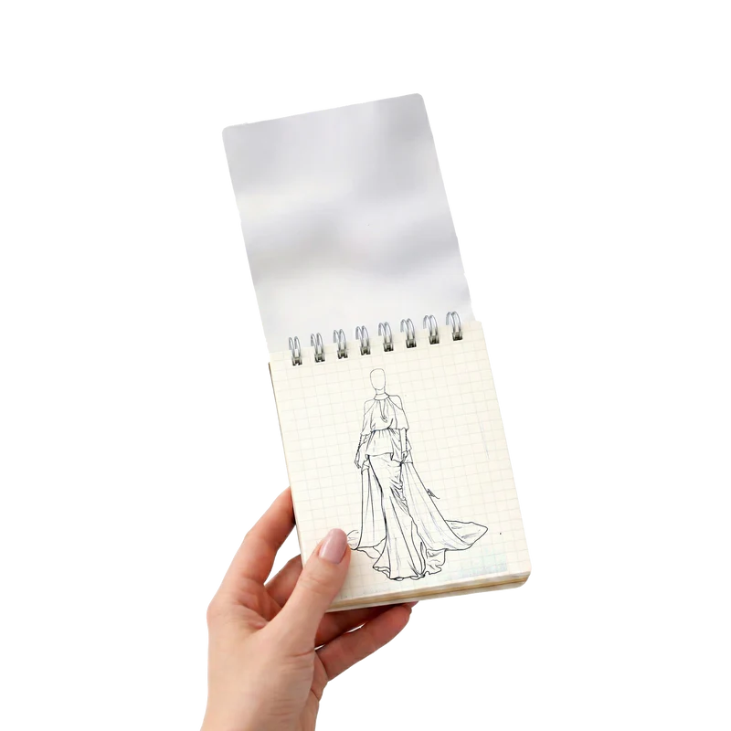 Transparent A7 Square Grid Notebook