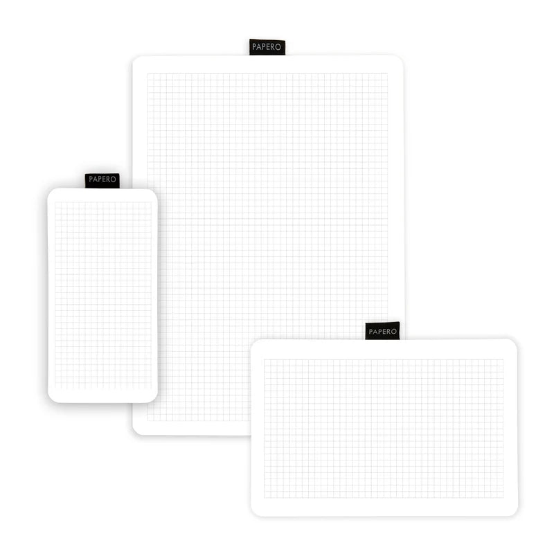 Square Grid Notepad Series | Air, Flow & Max Combo|9X18cm|21X14cm|21X29.7cm