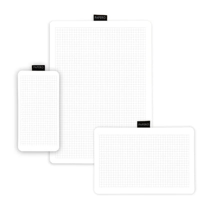 Square Grid Notepad Series | Air, Flow & Max Combo|9X18cm|21X14cm|21X29.7cm