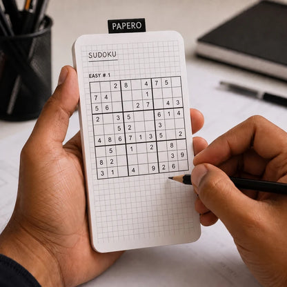 Square Grid Notepad Series | Air, Flow & Max Combo|9X18cm|21X14cm|21X29.7cm