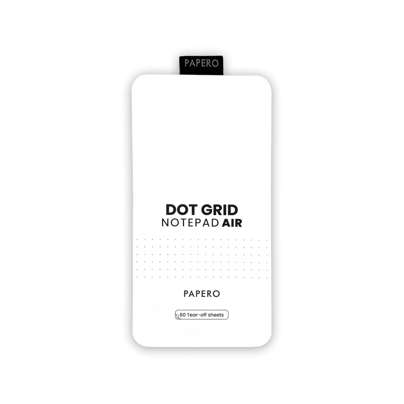 Dot Grid Notepad Air | 9 x 18 cm | 60 Sheets