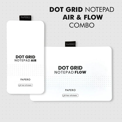 Dot Grid Notepad Air & Flow Combo