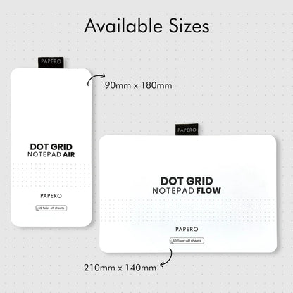 Dot Grid Notepad Air & Flow Combo