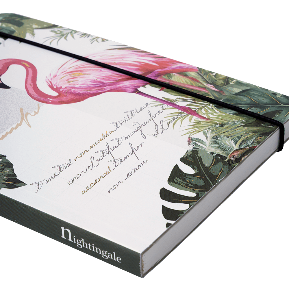 Nightingale Animal Notebook Flamingo