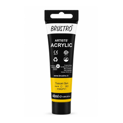 Brustro Arists' Acrylic 40ml(42 Shades Available)