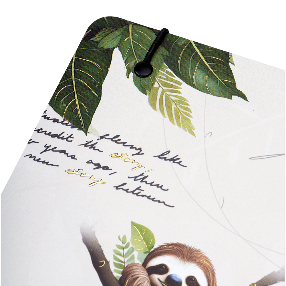 Nightingale Animal Notebook Sloth Bear