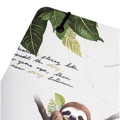 Nightingale Animal Notebook Sloth Bear