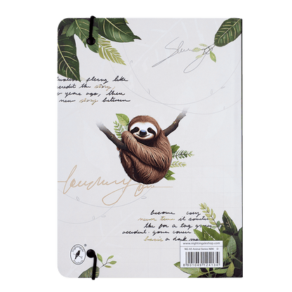 Nightingale Animal Notebook Sloth Bear