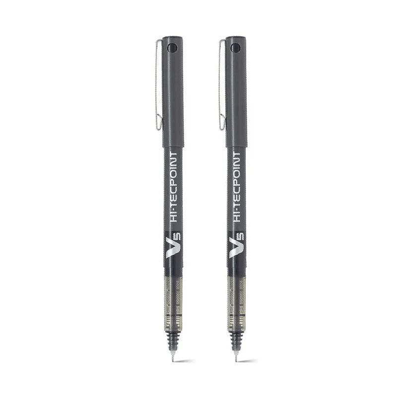 Pilot V5 Hi-Tecpoint Roller Ball Pen Set