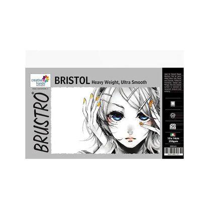 Brustro Bristol Paper 250 Gsm |A4|A5|10X14