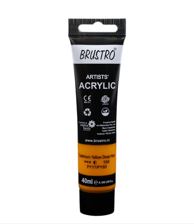 Brustro Arists' Acrylic 40ml(42 Shades Available)