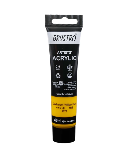 Brustro Arists' Acrylic 40ml(42 Shades Available)
